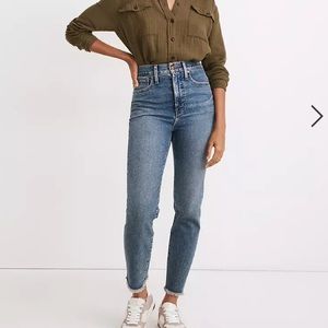 Madewell mom jean